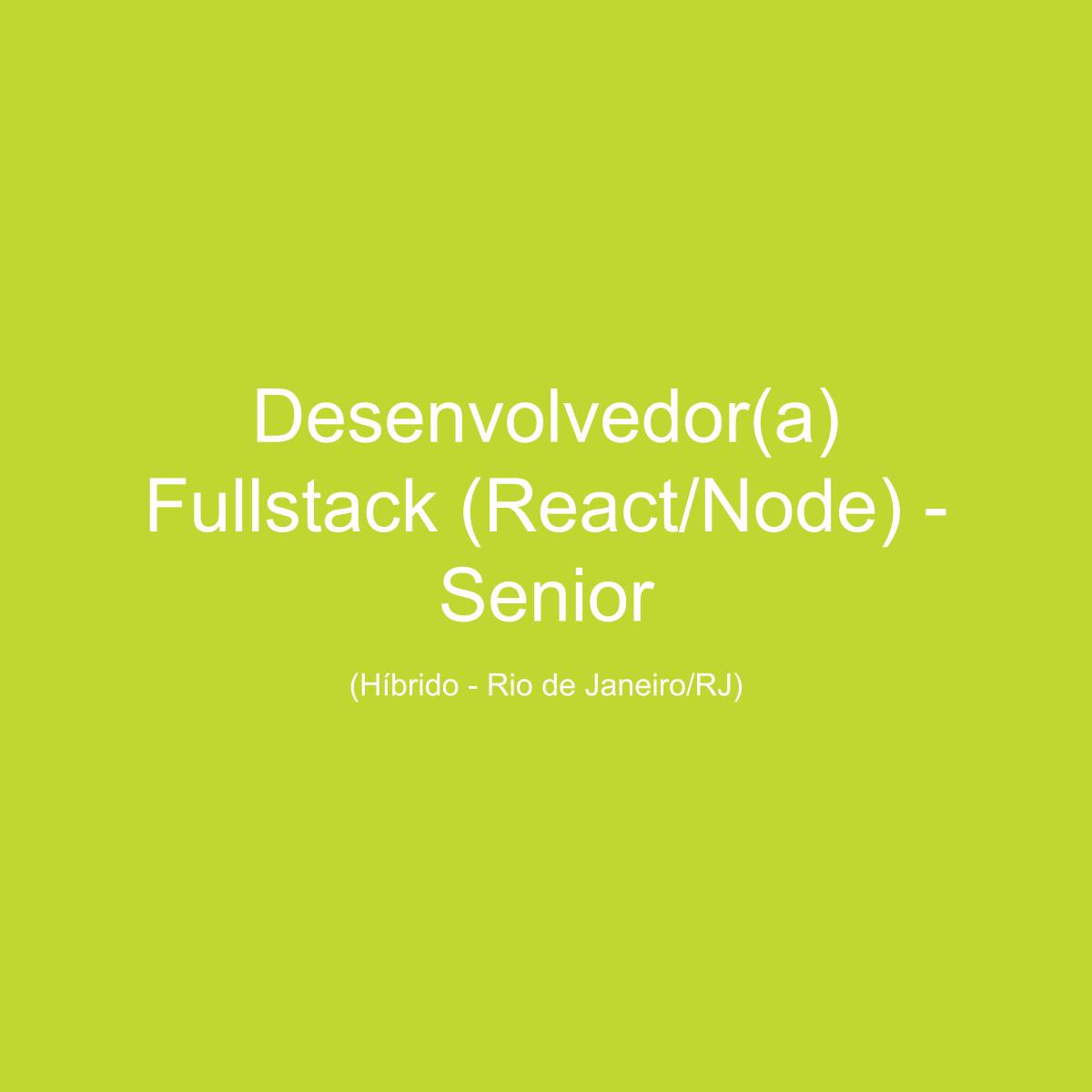 Desenvolvedor(a) Smart TV – Senior (Remoto)